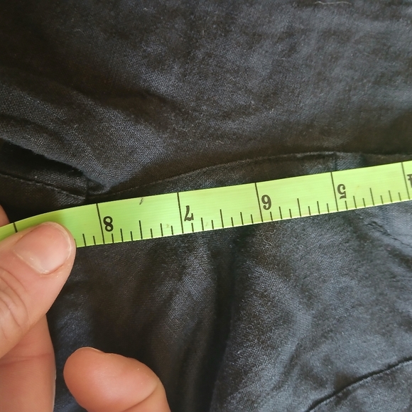 Papaya Linen Black Wide-Leg Pants Nwot Size Small - Picture 9 of 9